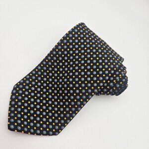 Santostefano Circles Dots Silk Tie NWT
